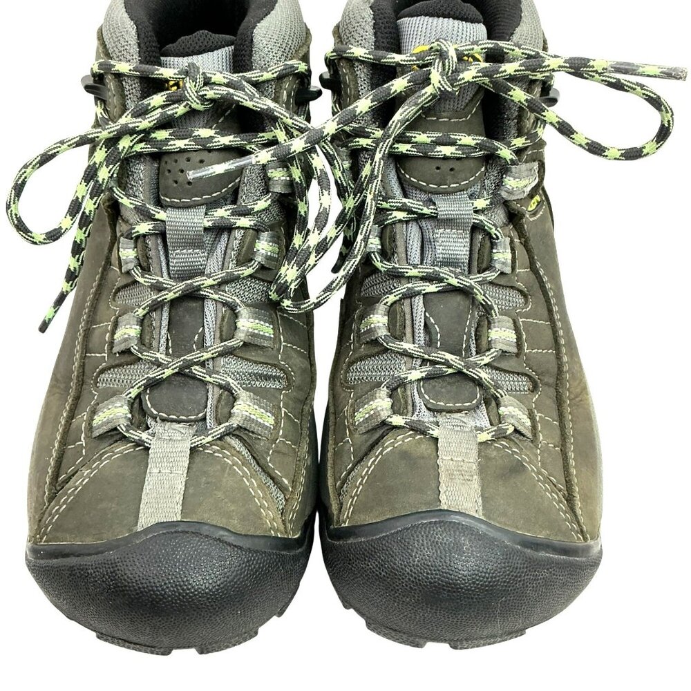 Keen Targhee ll Mid Waterproof Leather Mesh Hiking Boots Womens 7 Raven/ Opaline - Picture 7 of 12